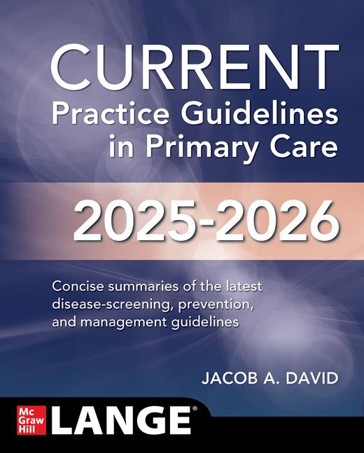 Infectious Diseases | CURRENT Practice Guidelines in Primary Care 2025 ...